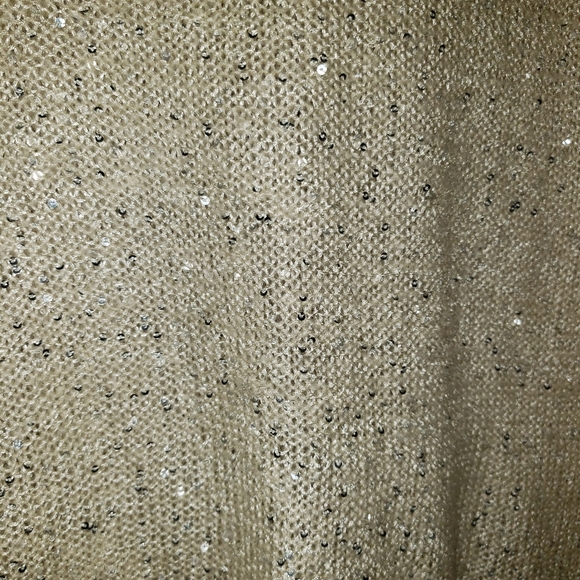 NWT Limited Open Tie Back Sequin Sweater - Picture 4 of 8